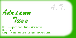 adrienn tuss business card
